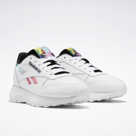 Brand New Reebok Women Nao Serati Classic Leather Sp Running Shoes - Picture 9 of 10